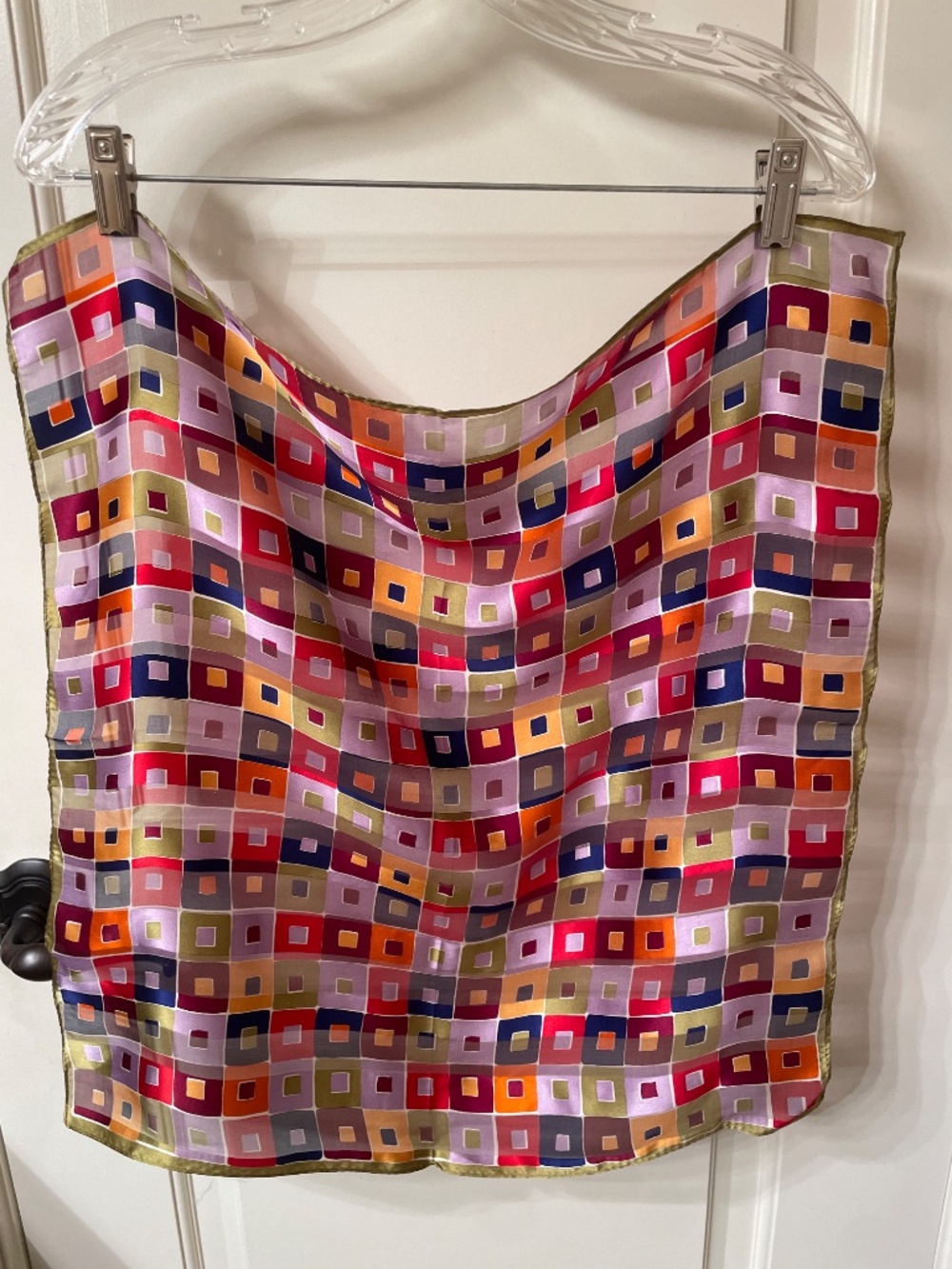 Polyester multicolored scarf - Picture 2 of 2